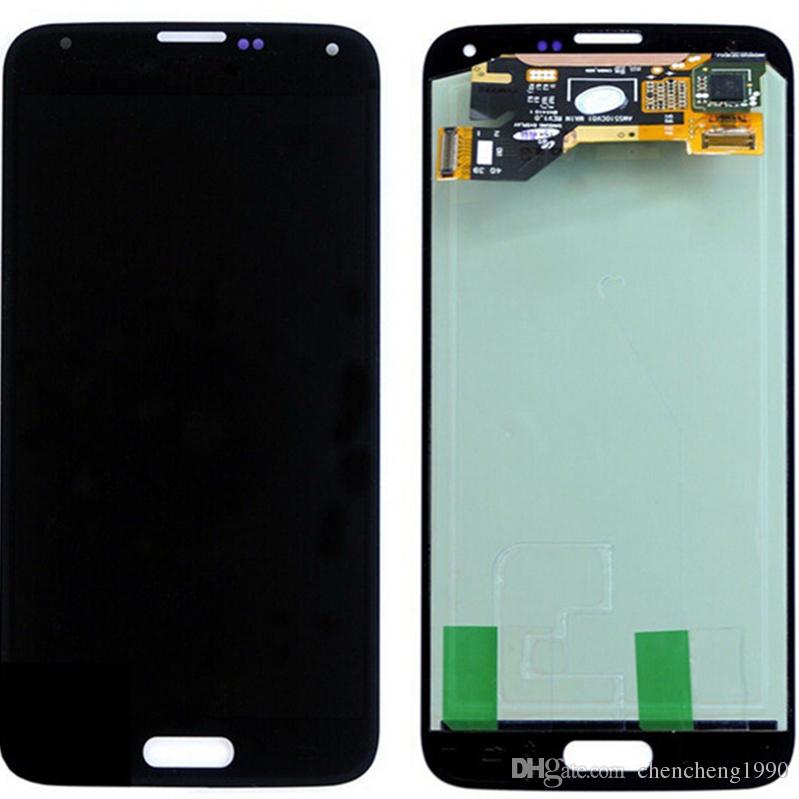 For Samsung Galaxy S5 i9600 G900 New High Copy A+ LCD with Touch Screen Digitizer Assembly competive price