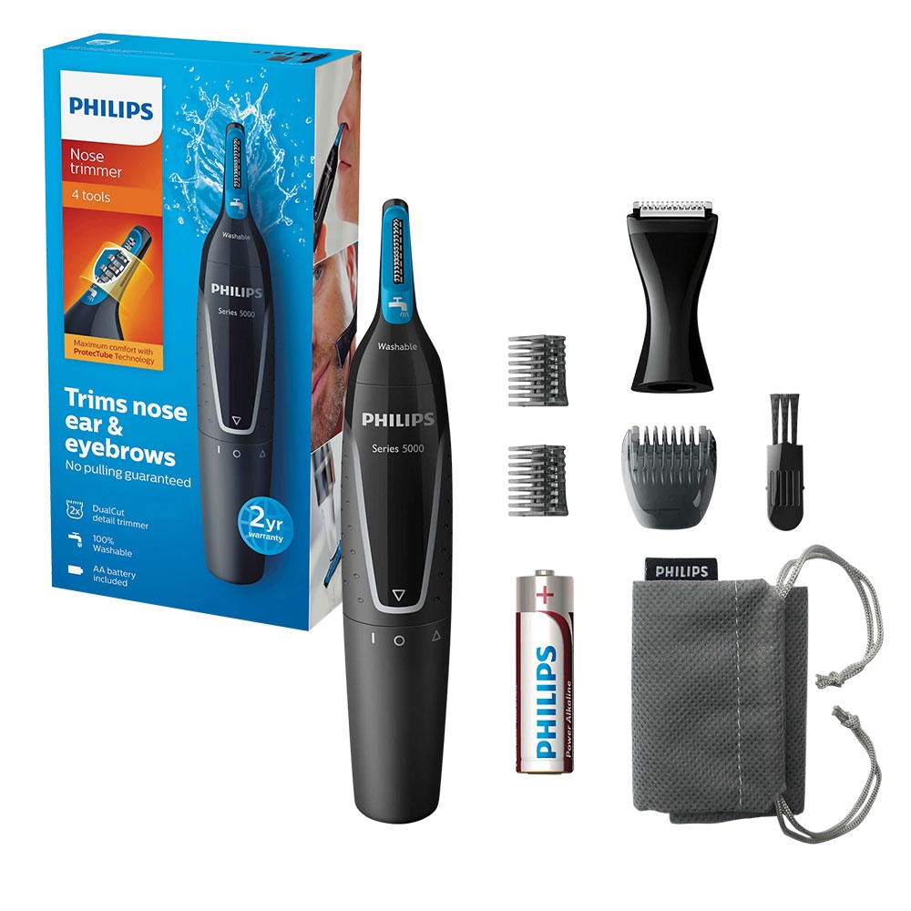 Philips Series 5000 Battery Cordless Nose Ear Eyebrow Trimmer with Battery NT5171/15