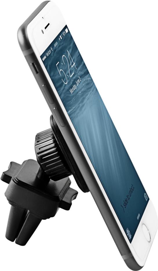 nevox NEVOCLIP AIRFLEX - Handy/Smartphone - Smartwatch - Auto - Passive Halterung - Schwarz - Klemmhalterung (1500)