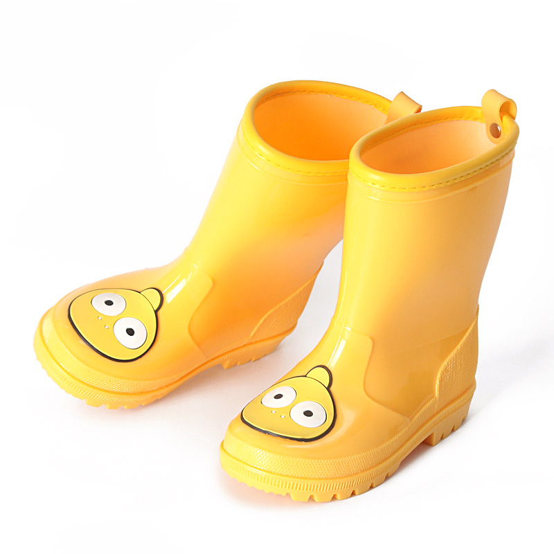 Toddler Boy / Girl Adorable Cartoon Decor Solid Rubber Boots