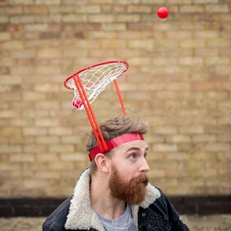 Creative Head Basketball Game Leisure Office Treatment Cervical Spine Toy