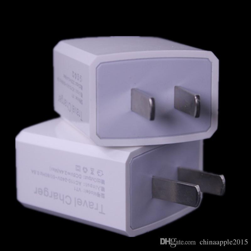 5V 2.4A 3A 1.5A Single USB & Dual Usb EU US AC home wall charger travel power adapter plug for iphone 5 6 for ipad Samsung htc