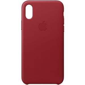 Apple (PRODUCT) RED - Hintere Abdeckung für Mobiltelefon - Leder - Rot - für iPhone X