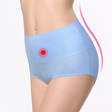 Modal High Waisted Breathable Magnetotherapy Healthcare Seamfree Panties