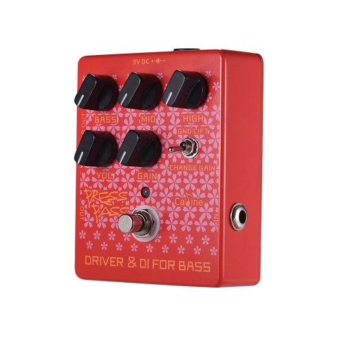 Caline CP-59 Press Pass Red Pedales de efectos de guitarra eléctrica