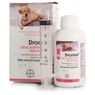 Drontal Plus Puppy Worming Suspension 50 Ml