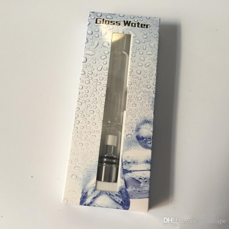 Glass Water Aqua Bubbler Atomizer hookah shisha bong Tank 510 Thread Atomizer Dry Herb Wax Vaporizer Pen