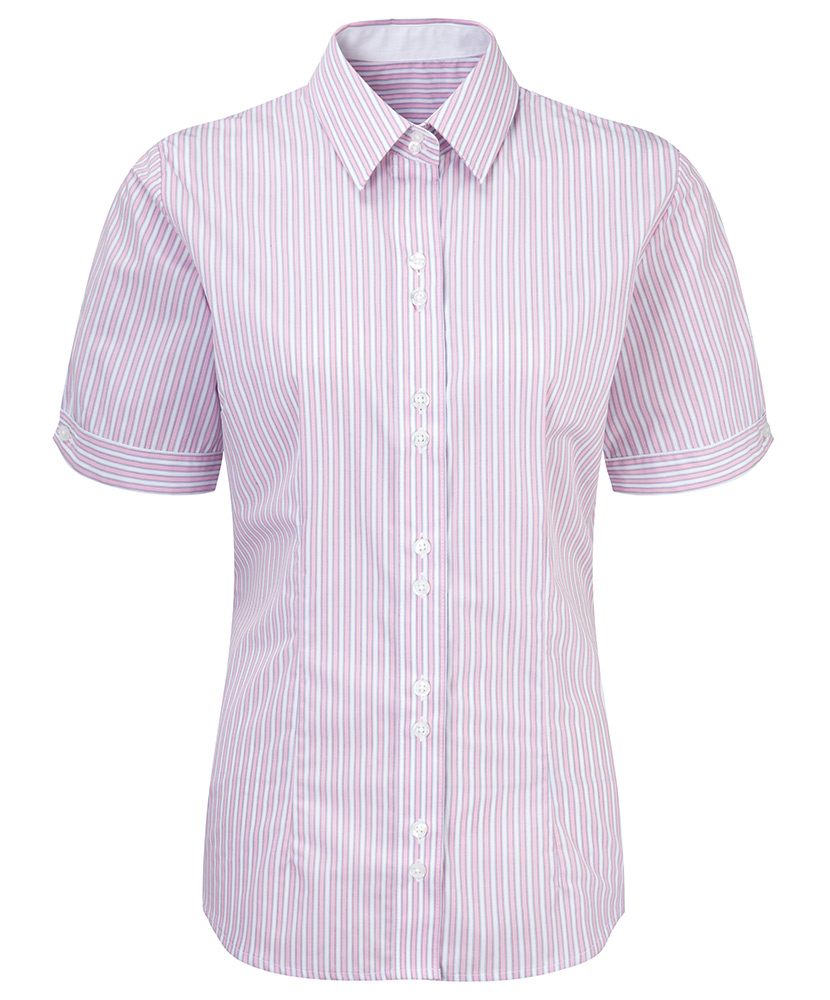Alexandra women's short sleeve stripe shirt