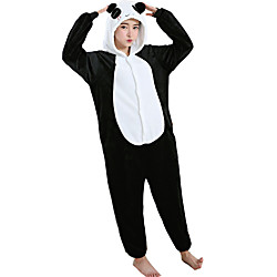 Adults' Kigurumi Pajamas Nightwear Camouflage Panda Onesie Pajamas Flannel Toison White Cosplay For Men and Women Animal Sleepwear Cartoon Festival / Holiday Costumes / Leotard / Onesie Lightinthebox