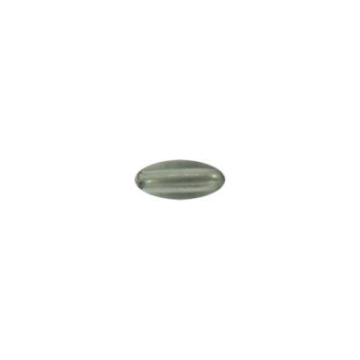 Perle, länglich 0,8 x 0,3 cm, 50 Stück, rauch-kristall