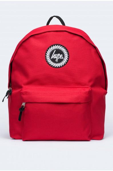 Hype Red Badge Backpack School Bag