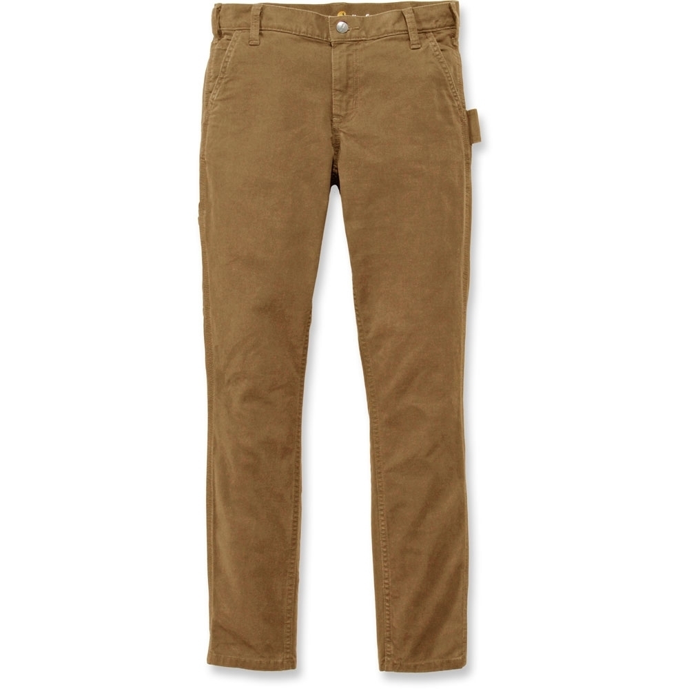 Carhartt Womens Slim-Fit Crawford Rugged Stretch Trousers 2 - Waist 27' (69cm)  Inside Leg 31-32'