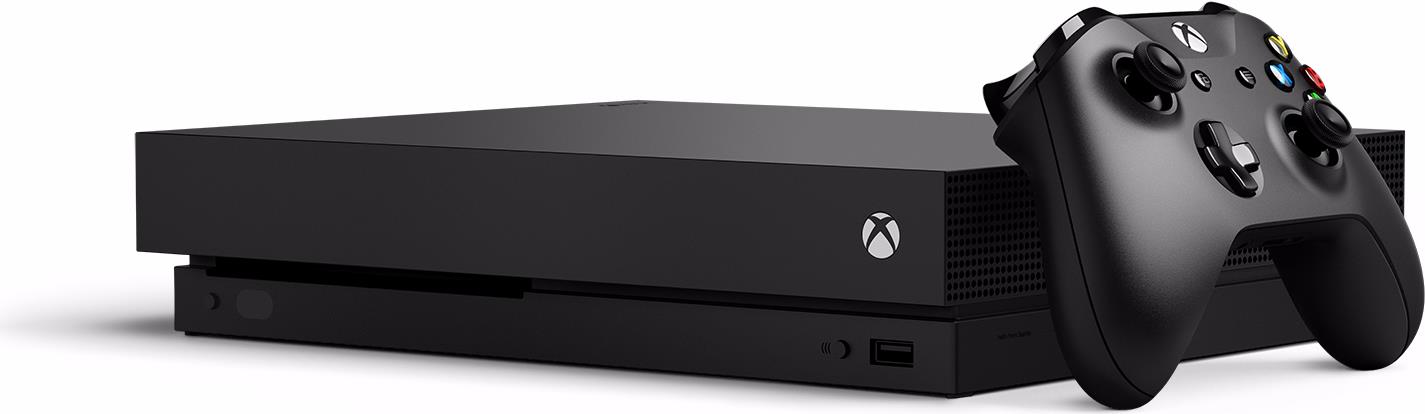 Microsoft Xbox One X - 1TB - 4K Gaming Konsole (Standard Edition) - All-In-One Entertainment System - 6 Teraflops Grafikrechenleistung (CYV-00010)