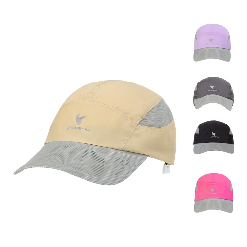 VEPEAL Unisex de secado rápido de malla de béisbol Sun Cap al aire libre ligero de protección UV sombrero de deportes