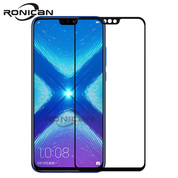 Huawei Honor 8X Tempered Glass Original RONICAN Full Cover Screen Protector for huawei honor 8x Glass Tempered Protective Film