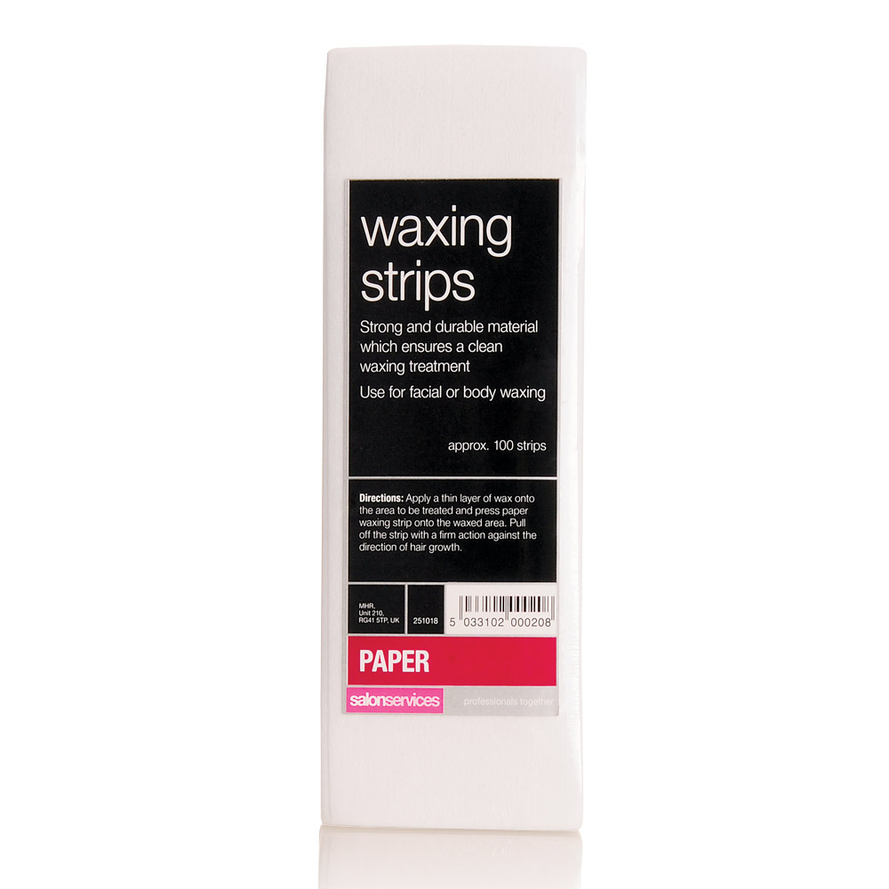salon services paper waxing strips 100 pack