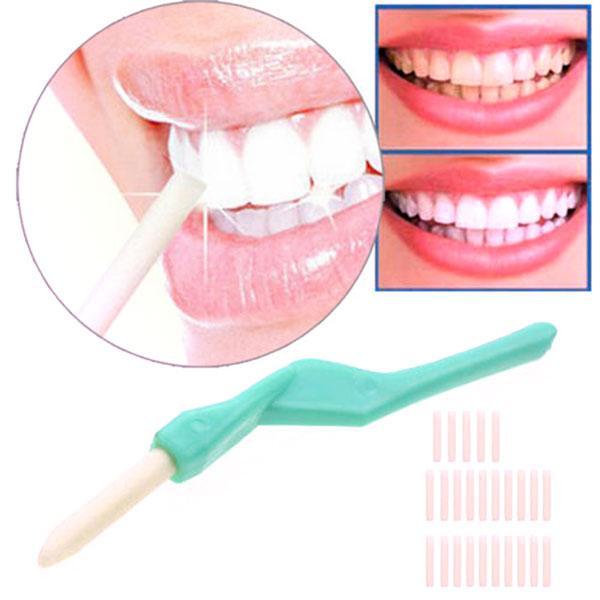COGIT Whiteing Zahn-Zahn-Wash Oberfl?che Dental Peeling-Stick + 25Pcs Reinigung Radiergummi