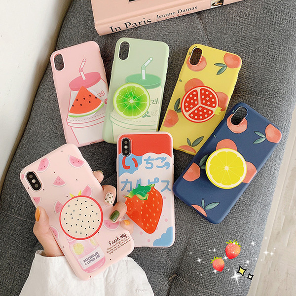 2020 new back cove phone case for iphone 11 /11pro/11promax fashion iphone xr xsmax x/xs fruit kickstand samsung s10 s10+ huawei p30/p30pro