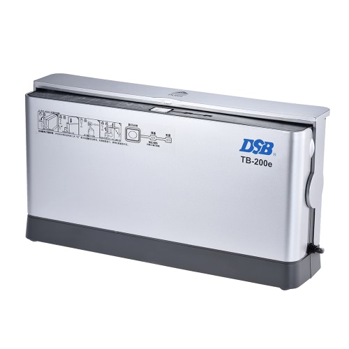 DSB TB-200E A4 Paper Book Thermal Binder Binding Machine 3min Warmup 1.5min Quick Binding with LED Indicator Cooling Rack Dust-proof Cover Energy Saving  EU Plug