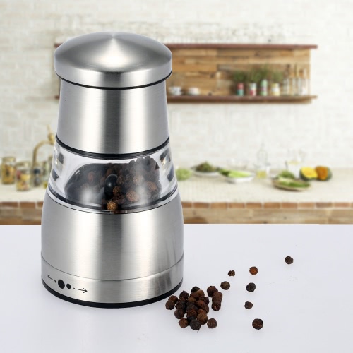 Stainless Steel Portable Manual Pepper Grinder Muller Mill Kitchen Seasoning Grinding Tool