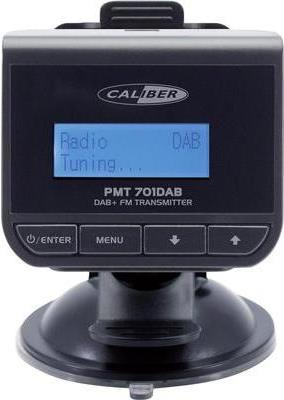 Caliber Audio Technology DAB+ Empfänger PMT701DAB Ladefunktion, Saugnapfhalterung (PMT701DAB)