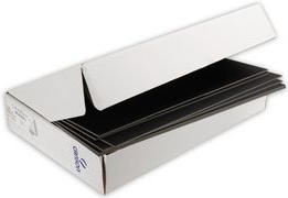 CANSON Leichtschaumplatte Carton Plume, 500x650 mm, schwarz Stärke: 5 mm, aus festem Polyurethan-Schaum, mit allen - 20 Stück (C205154325)