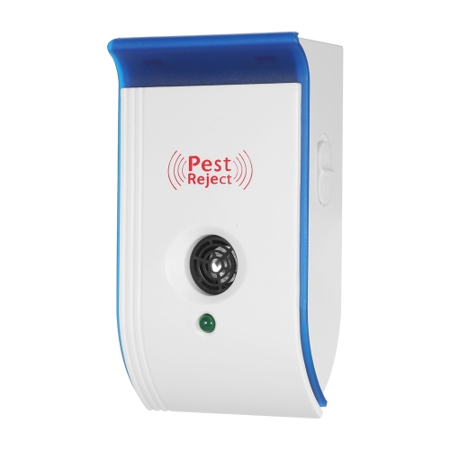 Ultrasonic Pest Repeller with Night Light Non-toxic Repellent for Mice Mosquitoes Ants Spiders Roaches Repelling AC90V-240V