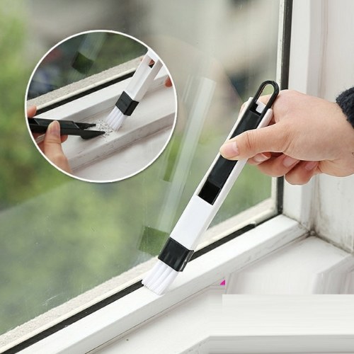 Brosse de nettoyage pour rainure de fenêtre et ouverture de porte