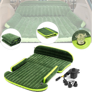 Large Car Travel Air Mattresses Inflatable Bed Back Seat Sleep Rest Cushion For SUV With Air Pump