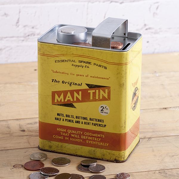 The Original Man Tin Money Box