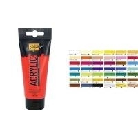 C.KREUL Acrylfarbe SOLO Goya, indischgelb, 100 ml Art Acryl Basic, deckend, lichtbeständig, lasierend vermal- (84105)