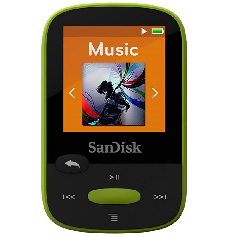 SanDisk 8GB Clip Sport MP3 Player - Lime