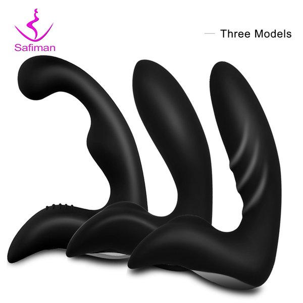 Male &quotC" Prostate Massager Anal Vibrator Silicone Butt Plug Sex Toys for Women Men Masturbator Anal Toys for Adult Couplesg