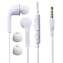 Dans l'oreille Câblé Ecouteurs Plastique Téléphone portable Écouteur Avec contrôle du volume / Avec Microphone / Isolation du bruit Casque
