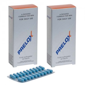 Prelox - Patented Formula Natural Male Virility Supplement - 2 Packs