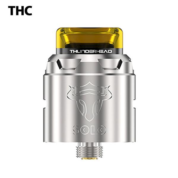 Authentic Thunderhead Creations Tauren Solo BF RDA 24mm Rebuildable Dripping Atomizer - SS Silvery Stainless