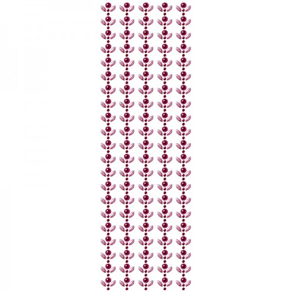 Royal-Schmuck, 5 selbstklebende Bordüren, 29 cm, fuchsia/rosa