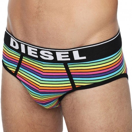 Diesel Fresh & Bright Stripes Brief - Rainbow L