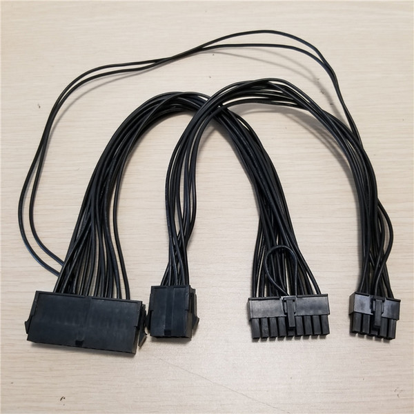 10pcs/lot hp z2800 workstation motherboard transfer power cable atx 24pin to 18pin + 10pin power cable 30cm black