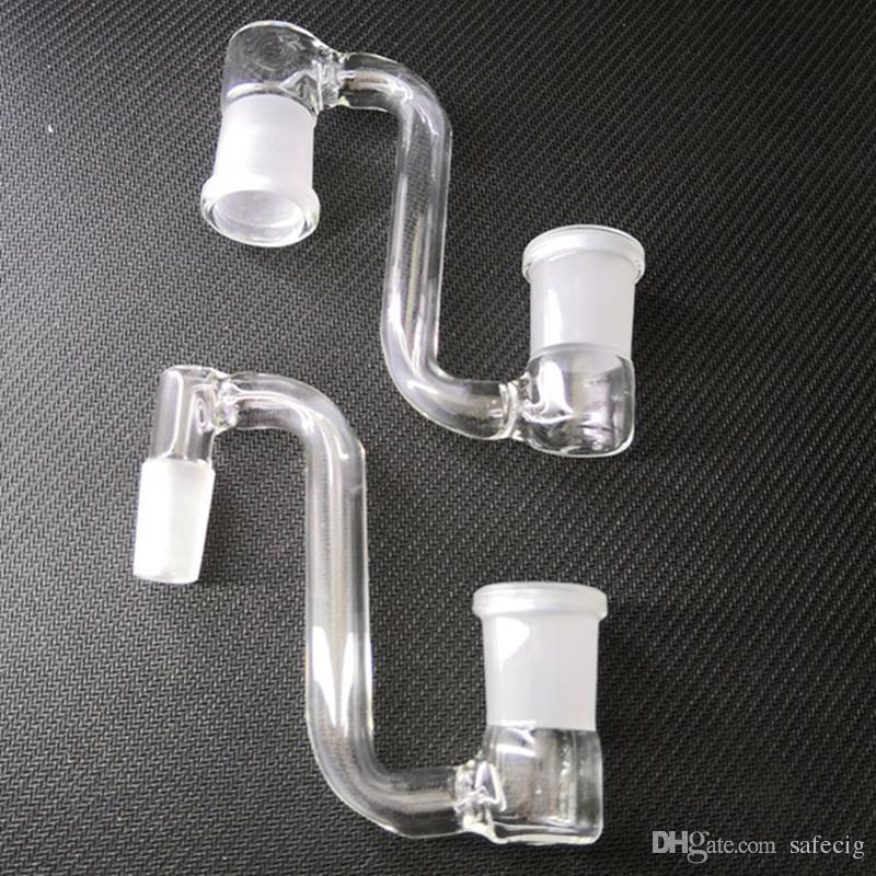 wholesale drop down glass adapter Male to male Female 14mm 18mm glass Dropdown Adapter glass oil rigs bong adapters