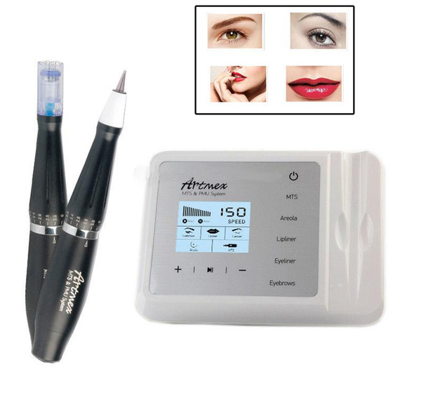 Permanent Makeup MTS PMU System Artmex V9 Tattoo Pen Machine Eye Brow Lip Rotary in 2019