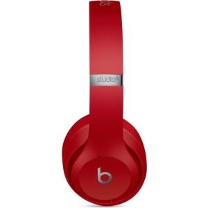 Apple Beats Studio3 Wireless - Kopfhörer mit Mikrofon - Full-Size - drahtlos - Bluetooth - aktive Rauschunterdrückung - Geräuschisolierung - Rot (MQD02ZM/A)