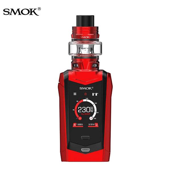 Authentic Smoktech Species 230W With 5ML TFV8 Baby V2 Starter Kit Standard Edition - Red Black