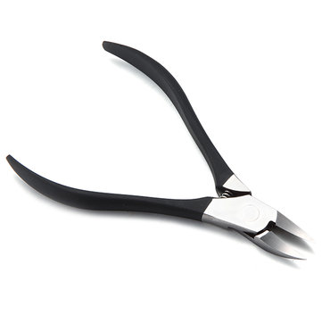 Stainless Steel Ingrown Toenail Thick Nail Nipper Cutter Dead Skin Pedicure Tool Black