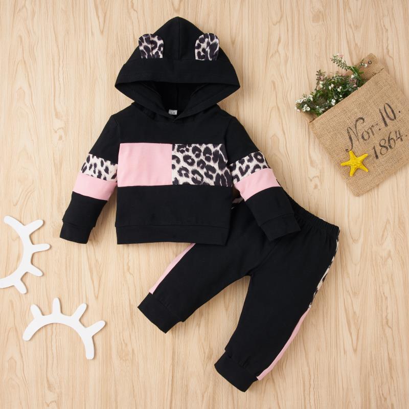 Baby Girl Sweet Leopard Baby's Sets