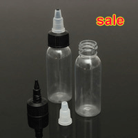 Wholesale-20 pcs New 120ml 4OZ Twist Cap Empty Plastic Transparent Tattoo Ink Pigment Bottle Supplies Tattoo Pigment Ink Bottle EIB120#