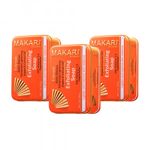 jabon Makari Extreme - Con Aceite De Zanahoria Y Argan - 3 Packs Ahorra 10%