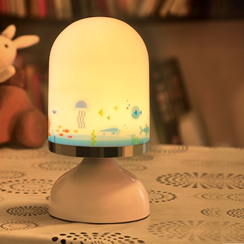 Portable USB Capteur de vibration rechargeable Baby Room Suspension LED Night Light Luminaire de chambre de nursery Lumière jaune