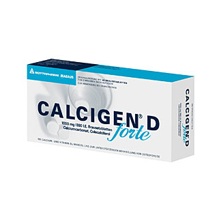 Calcigen D Forte 1000 mg/880 I. E. Brausetabletten