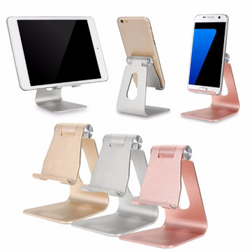 Aluminum Alloy Adjustable Anti-slip Desktop Stand Charging Holder for iPad Phone Tablet
